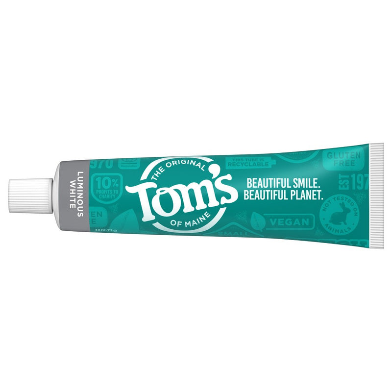 Tom's of Maine Luminous White Anti-Cavity Toothpaste - Clean Mint - 4oz