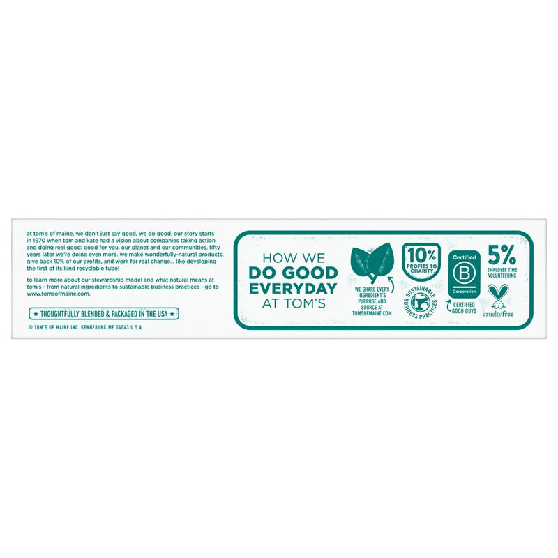 Tom's of Maine Luminous White Anti-Cavity Toothpaste - Clean Mint - 4oz