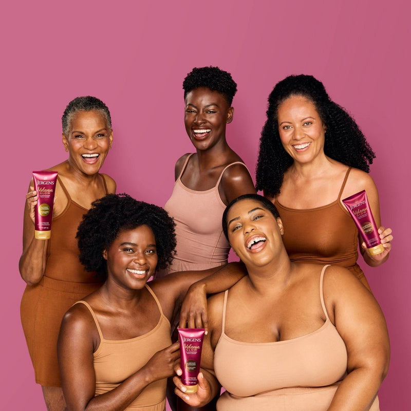 Jergens Natural Glow Melanin Glow Body Lotion - Gold - 7 fl oz