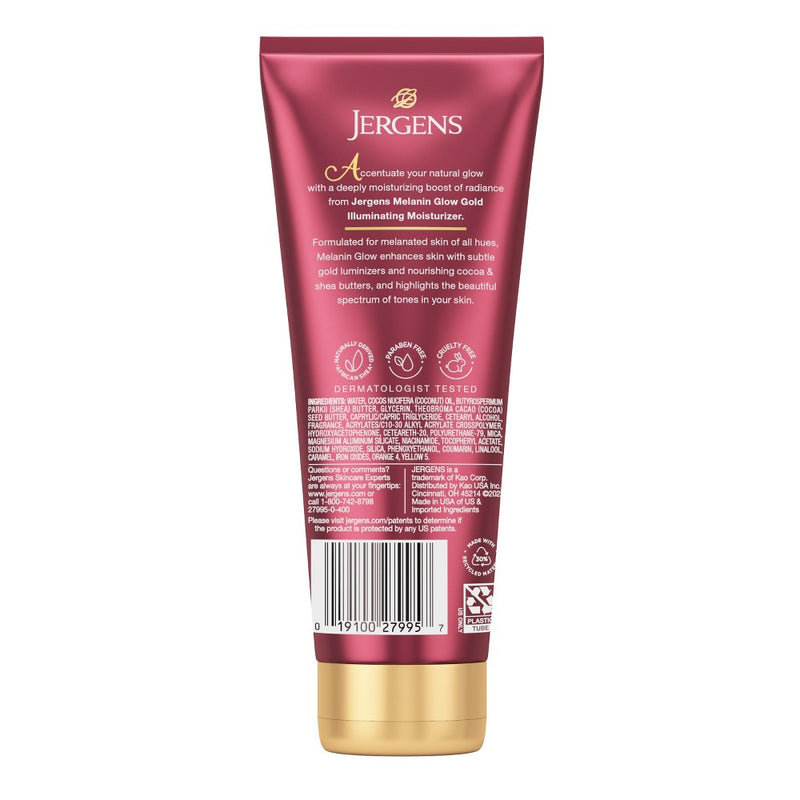 Jergens Natural Glow Melanin Glow Body Lotion - Gold - 7 fl oz
