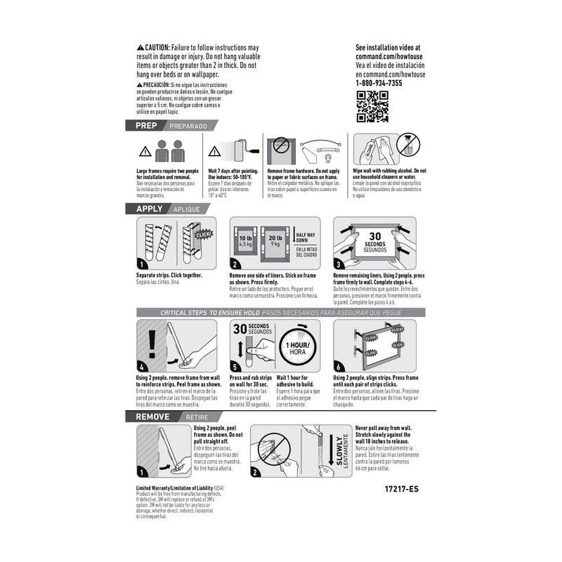 Command 4pk Heavy PHS Adhesives
