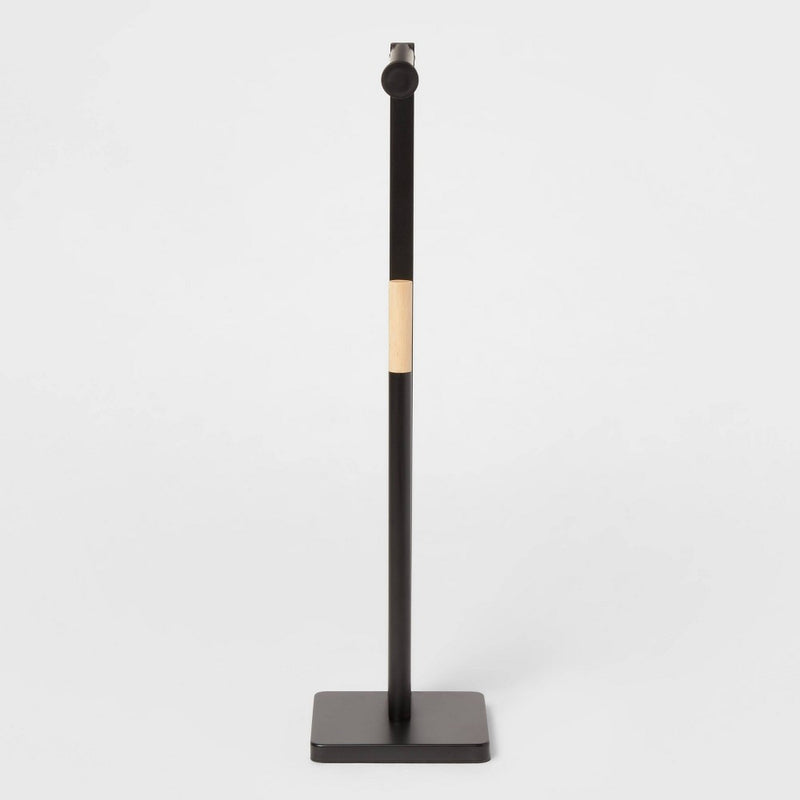 Freestanding Toilet Paper Holder Matte Black - Brightroom (LOCAL PICKUP ONLY)