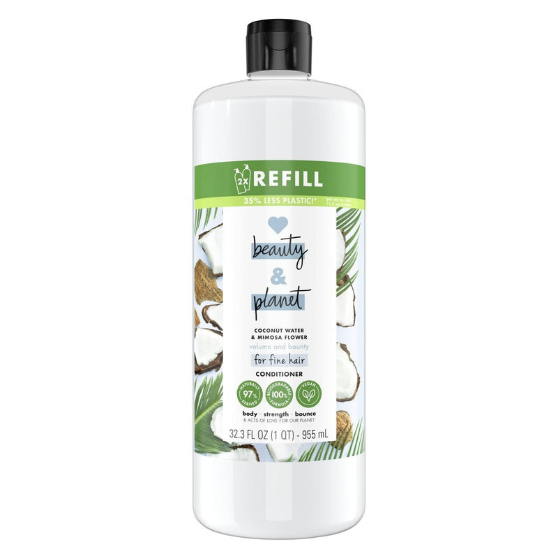 Love Beauty and Planet Coconut Water & Mimosa Flower Conditioner Refill - 32.3 fl oz