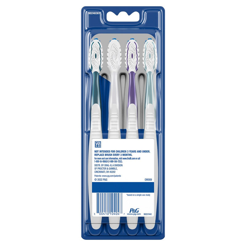 Oral-B CrossAction Soft Toothbrush - 4ct