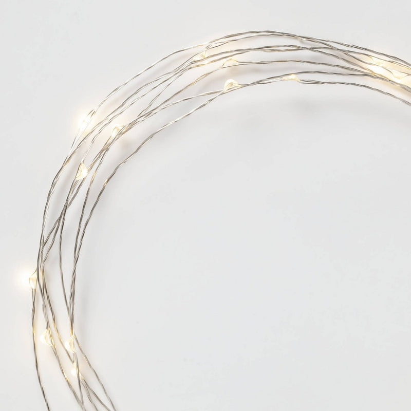 90ct Extended LED Fairy Light Silver - Room Essentials