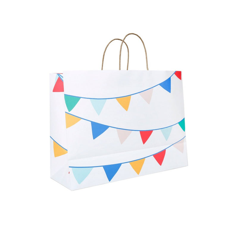 Eco-friendly Large Bunting Flag Gift Bag - Spritz