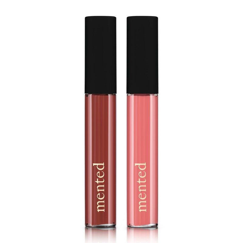 Mented Cosmetics Holiday Gloss Lip Makeup Duo Gift Set - 0.52oz