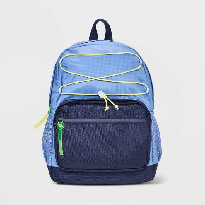 Kids' 16" Colorblock Ripstop Backpack - Cat & Jack Blue