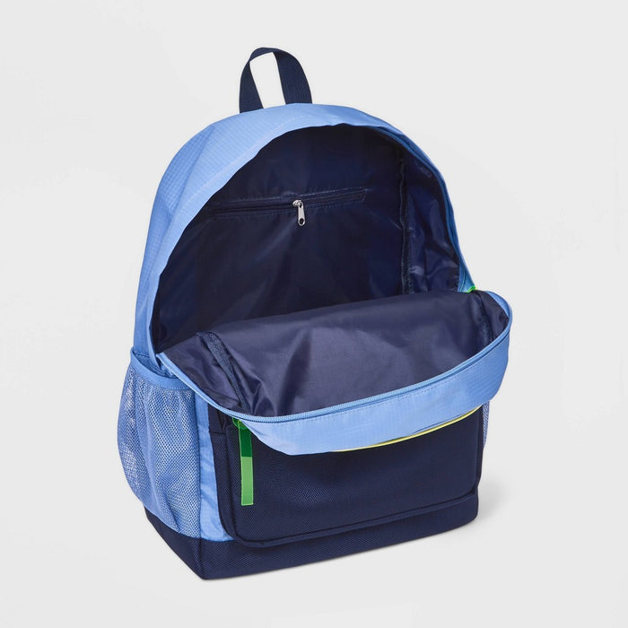 Kids' 16" Colorblock Ripstop Backpack - Cat & Jack Blue