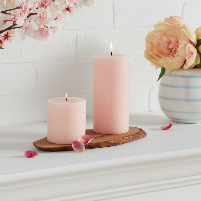 6" x 3" Pillar Cozy Peony and Cherry Blossom Pink - Threshold