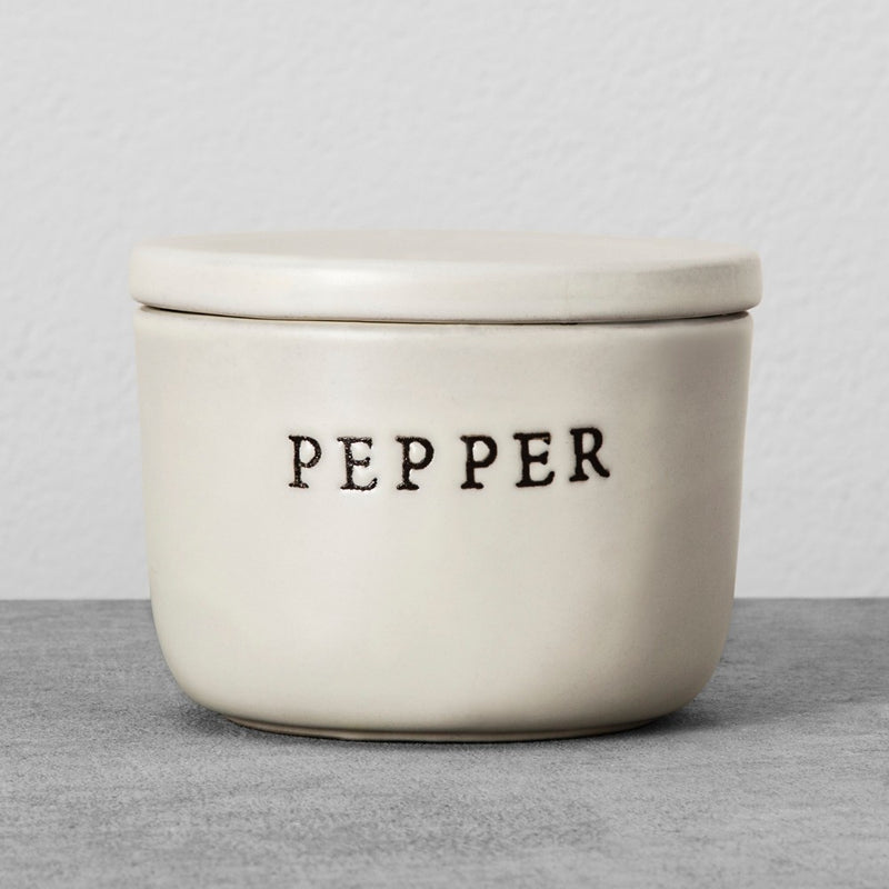 Stoneware Pepper Cellar Matte Cream - Hearth & Hand with Magnolia