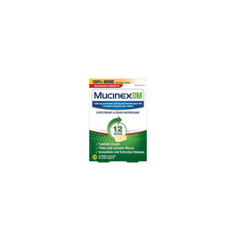 Mucinex DM Max Strength 12 Hour Cough Medicine - Tablets - 28ct