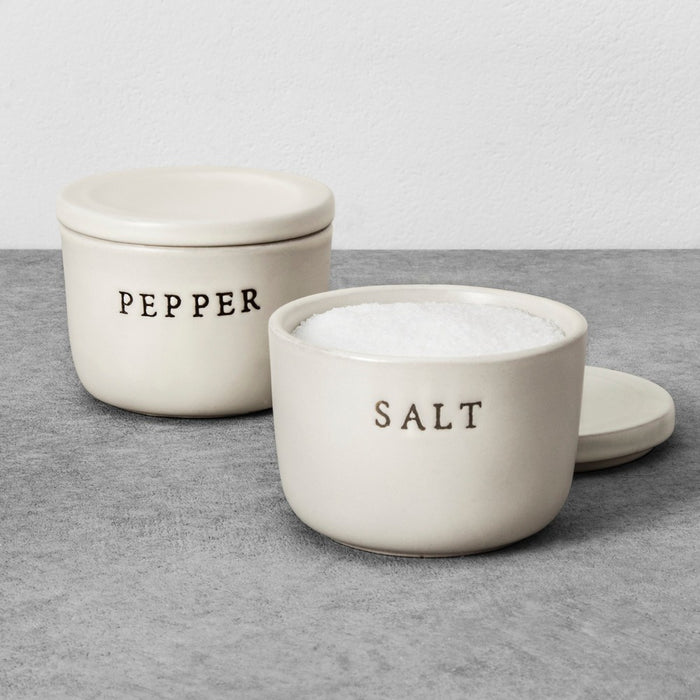 Stoneware Salt Cellar Matte Cream - Hearth & Hand with Magnolia