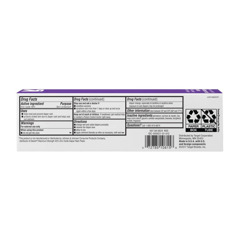 Diaper Rash Ointment - 4oz - up & up