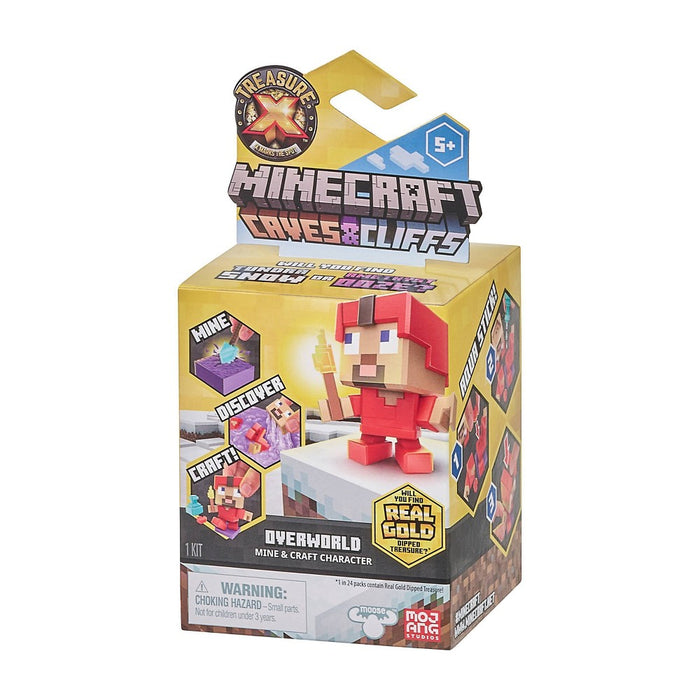 Treasure X Minecraft Caves & Cliffs Overworld Mine & Craft Character