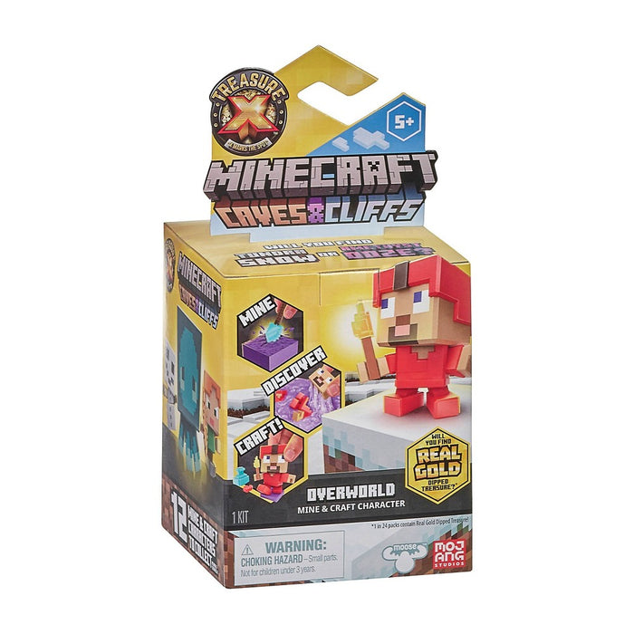 Treasure X Minecraft Caves & Cliffs Overworld Mine & Craft Character