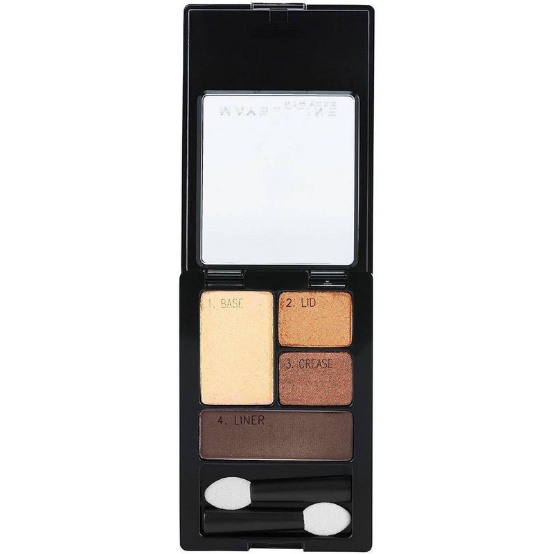 Maybelline Expert Wear Eyeshadow Quads - 50Q Sunlit Bronze - 0.17oz