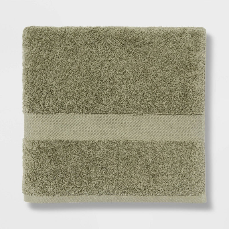 Performance Plus Bath Towel Light Green - Threshold