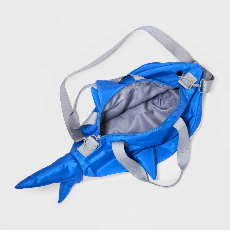 Kids' Shark Weekender Bag - Cat & Jack Blue (LOCAL PICKUP ONLY)