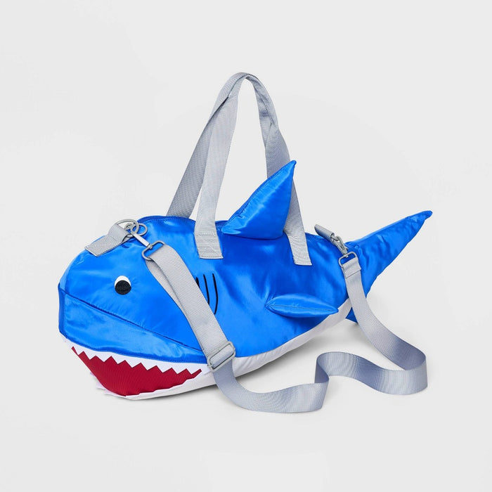 Kids' Shark Weekender Bag - Cat & Jack Blue (LOCAL PICKUP ONLY)