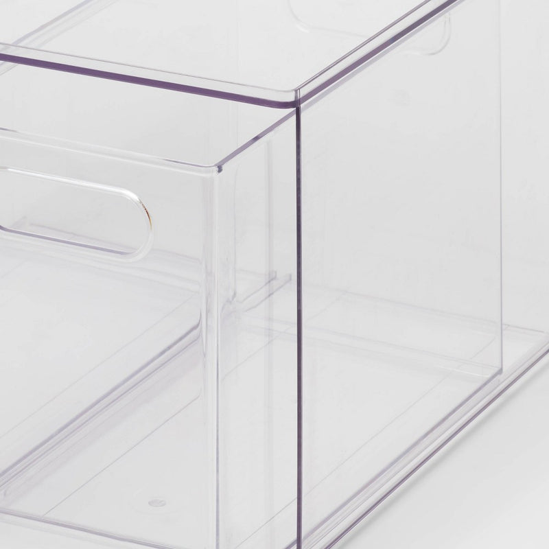 All Purpose 2 Drawer Storage Clear - Brightroom