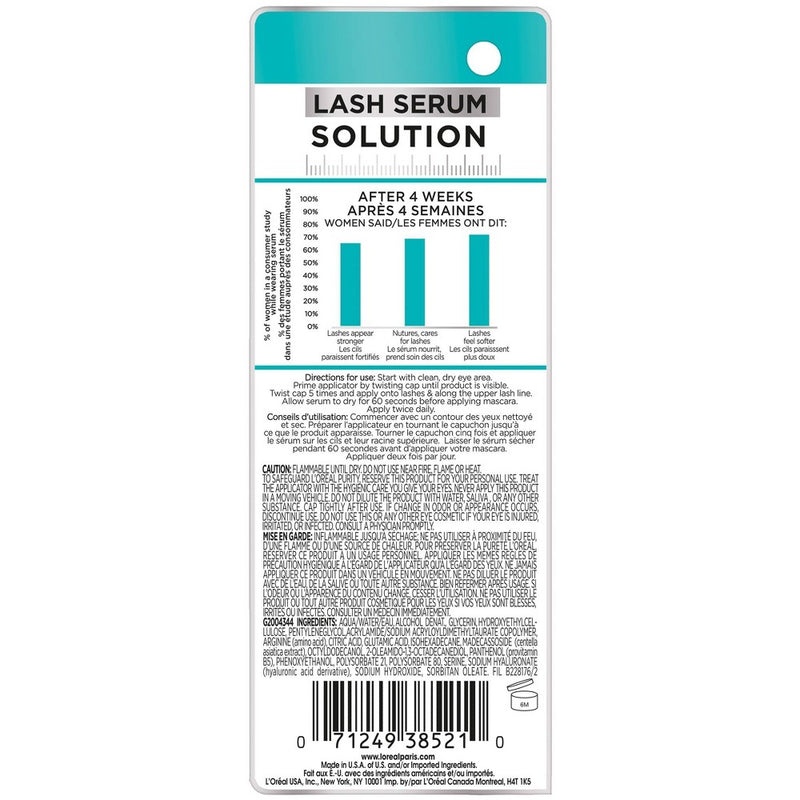 L'Oreal Paris Lash Serum Solution - 0.05 fl oz