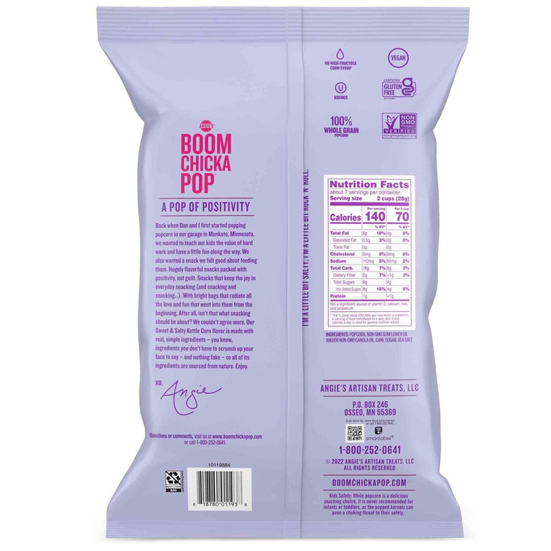 Angie's Boomchickapop Sweet & Salty Kettle Corn Popcorn - 7oz8