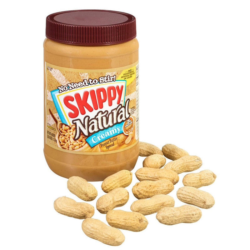 Skippy Natural Creamy Peanut Butter - 40oz