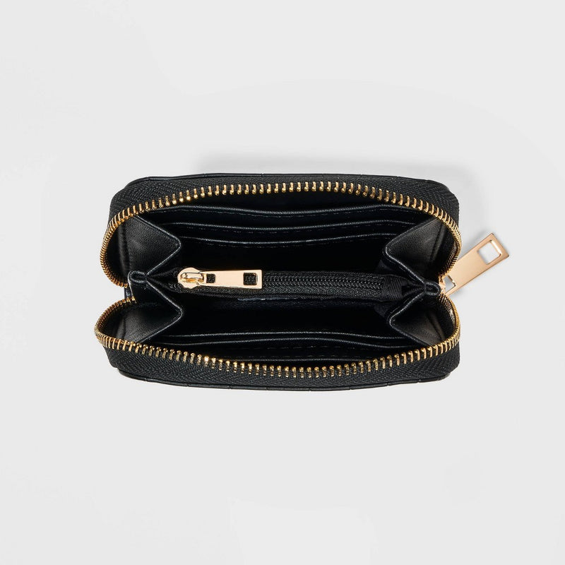 Small Zip Wallet - A New Day Black