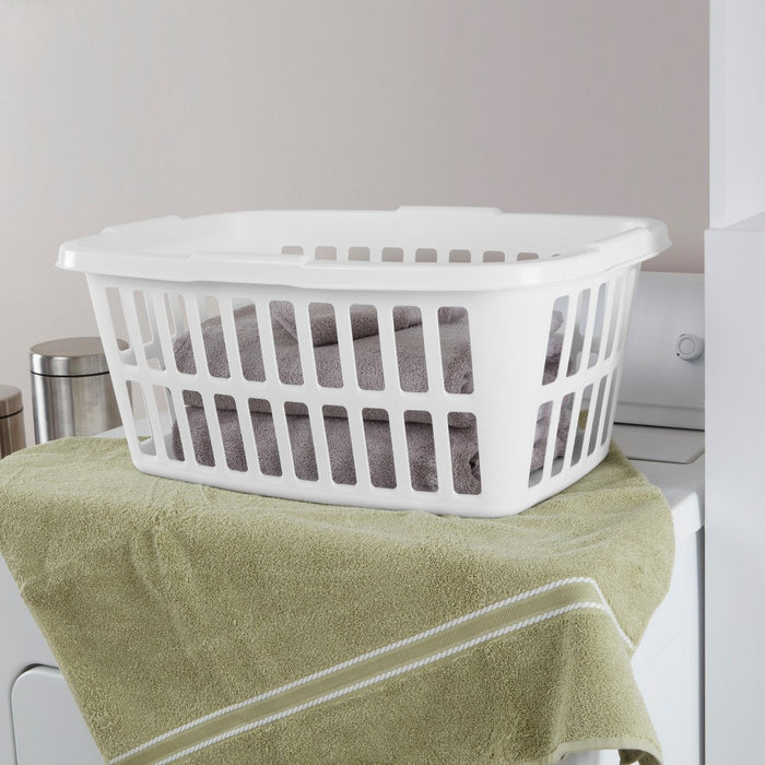 1.5bu Laundry Basket White - Brightroom