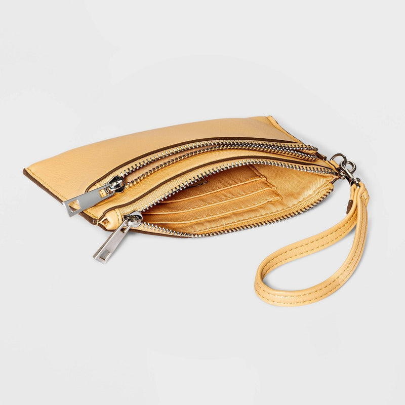 Wristlet Pouch - A New Day Yellow