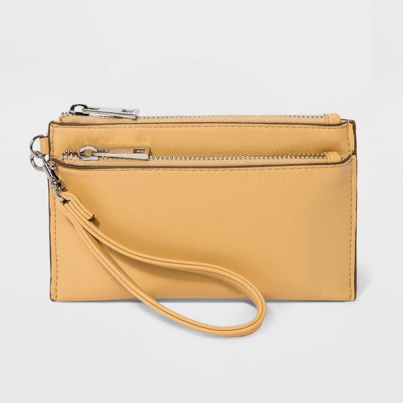 Wristlet Pouch - A New Day Yellow