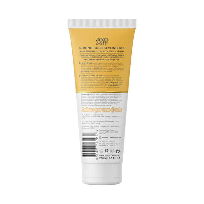Jozi Curls Non-greasy Strong Hold Styling Gel with Raw Shea Butter + Honeybush - 8.5 fl oz
