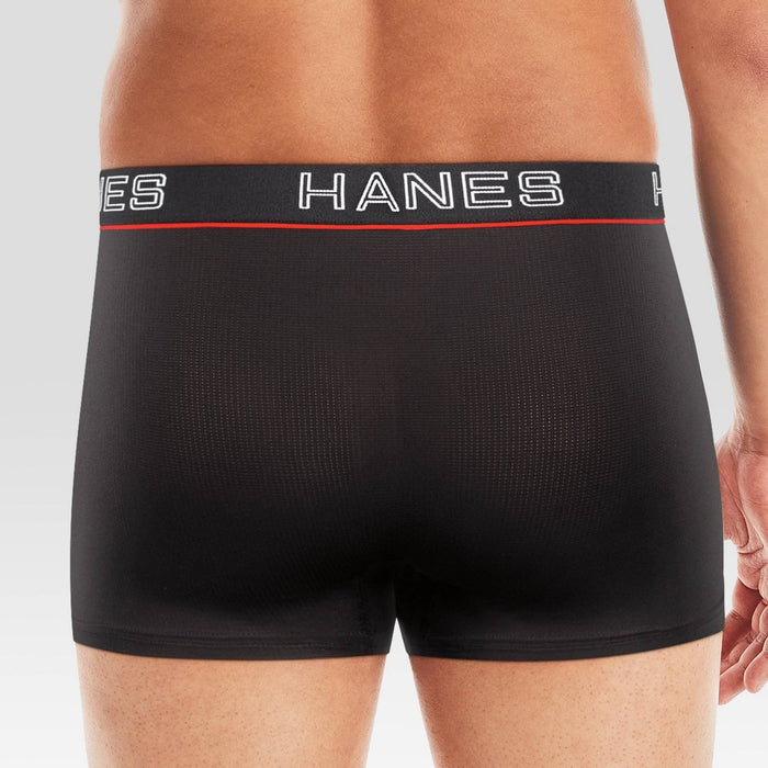Hanes Originals Premium Men's Lightweight Mesh Comfort Flex Fit Trunk - Black S