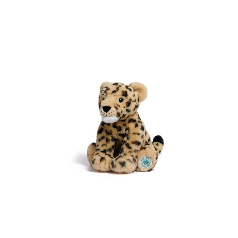 FAO Schwarz 10" Planet Love Recycled Bottle Amur Leopard Toy Plush