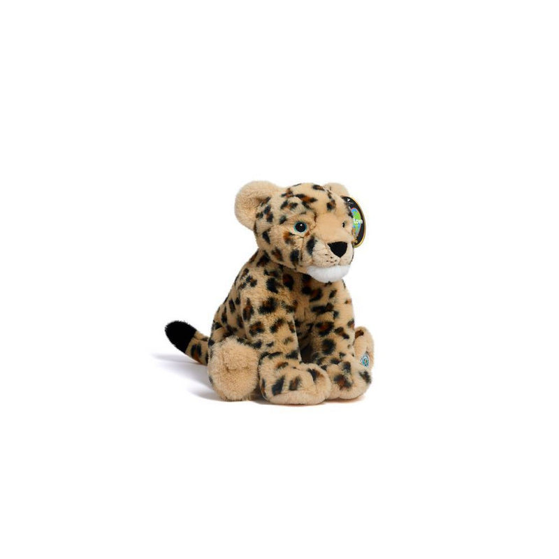 FAO Schwarz 10" Planet Love Recycled Bottle Amur Leopard Toy Plush