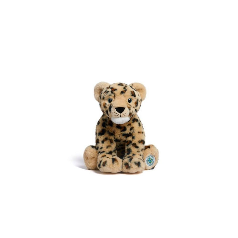 FAO Schwarz 10" Planet Love Recycled Bottle Amur Leopard Toy Plush