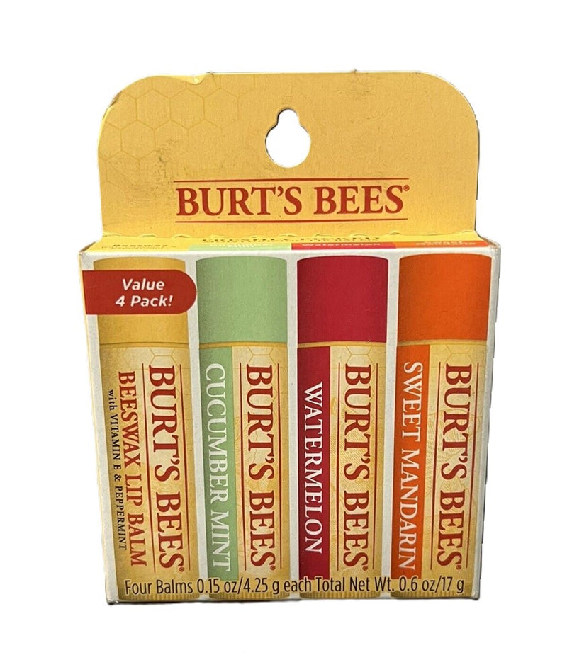 Burt's Bees Freshly Picked Lip Balm - 4pk