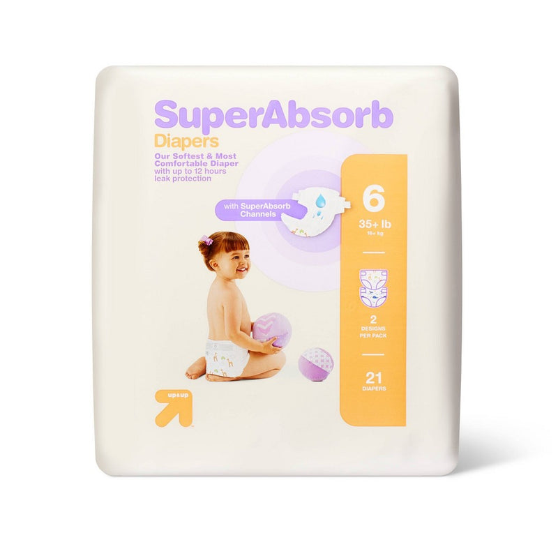 Disposable Diapers Small Pack - Size 6 - 21ct - up & up