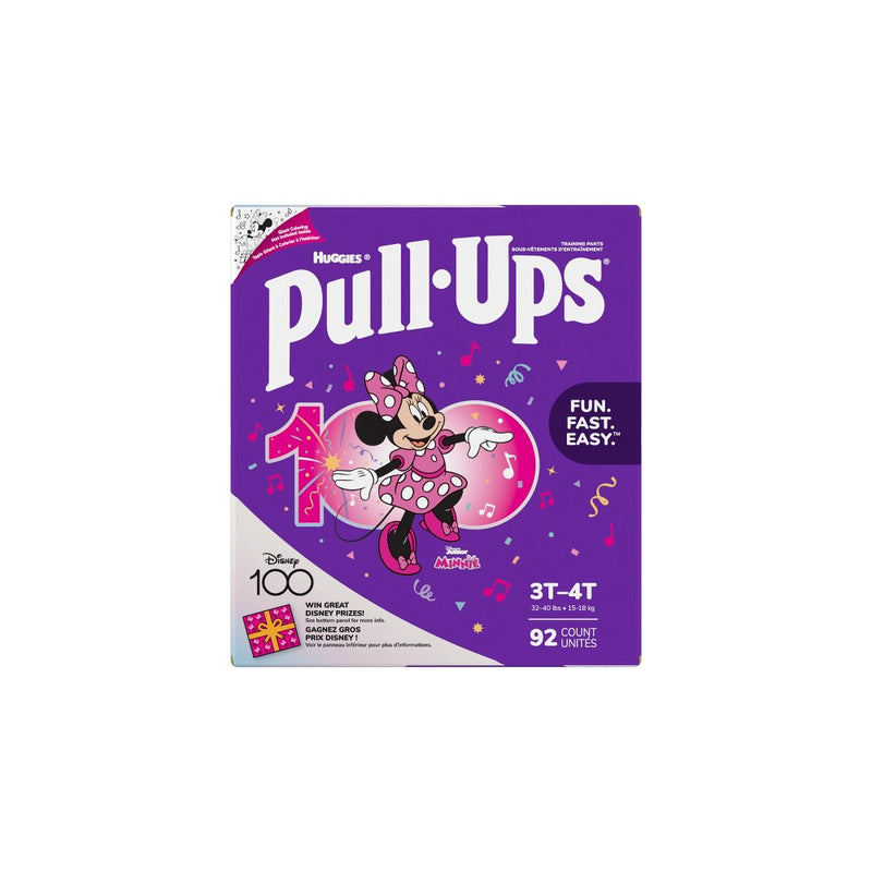 Pull-Ups Girls' Learning Designs Training Pants Econ+ Pack - Size 3T-4T - 92ct