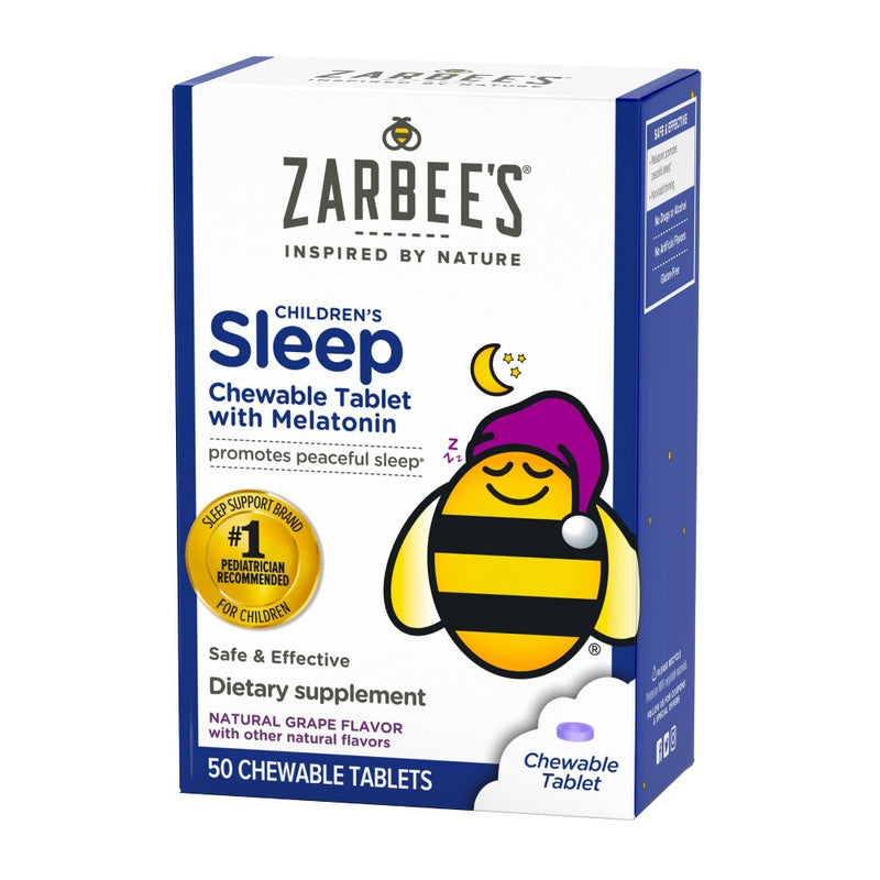 Zarbee's Kid's Sleep with Melatonin Chewables - Natural Grape - 50ct