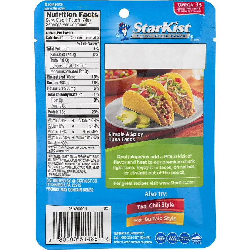 StarKist Tuna Creations Jalapeno Tuna - 2.6oz