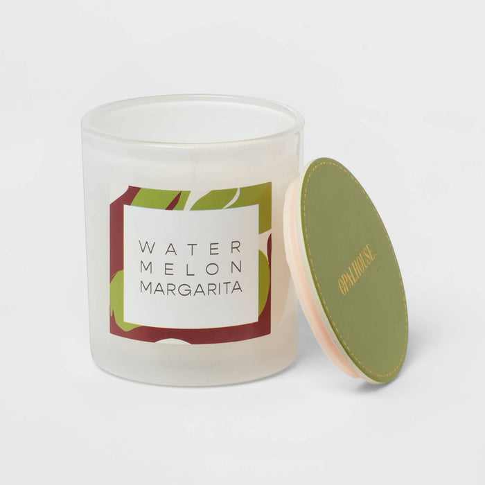 Milky Glass Jar Candle Watermelon Margarita - Opalhouse