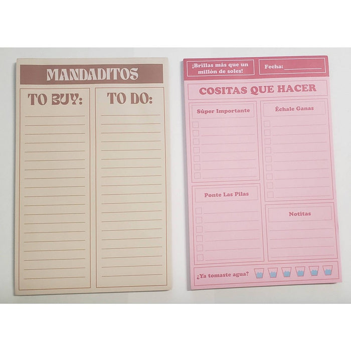 2pk Guided Spanish Notepad 5.5"x8.5" - JZD