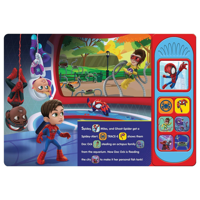 Marvel Spidey and His Amazing Friends - Spidey Makes a Splash Little Sound (Board Book)