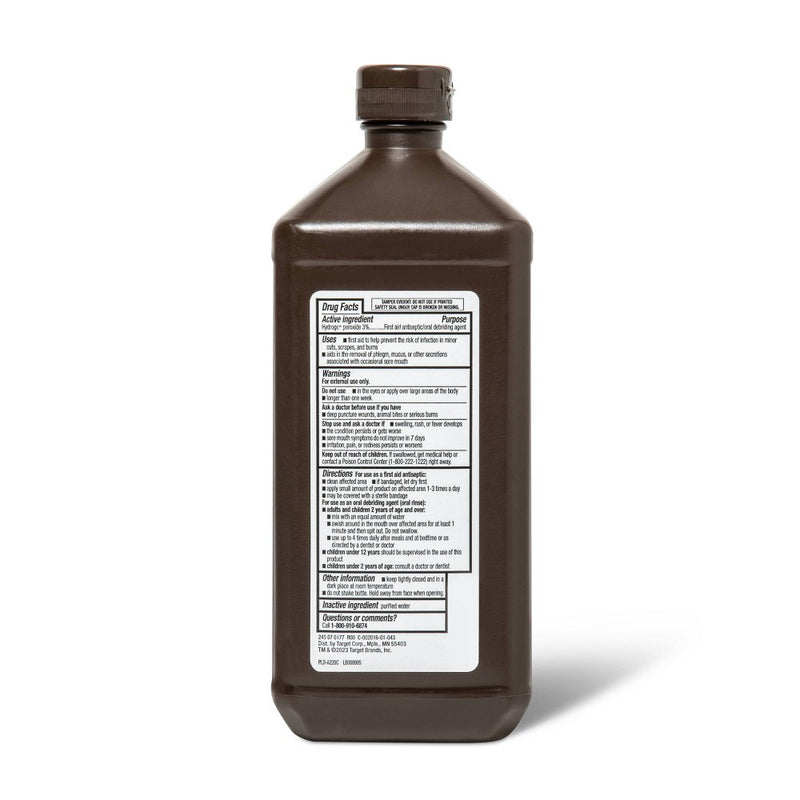 Hydrogen Peroxide Topical Solution USP - 32oz - up & up