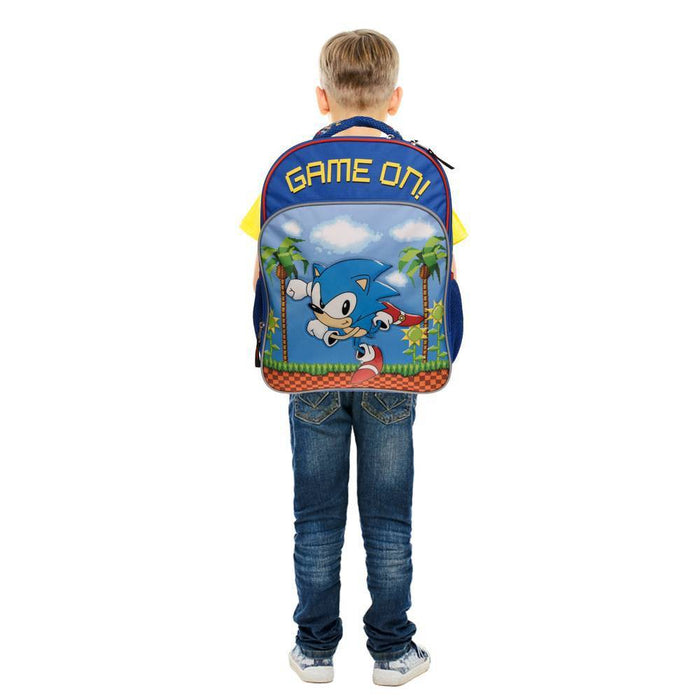 Sonic the Hedgehog Kids' 16" Backpack - Blue