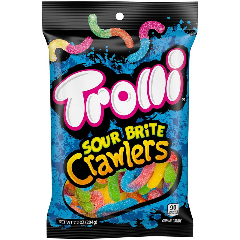 Trolli Sour Brite Crawlers Gummi Worms - 7.2oz