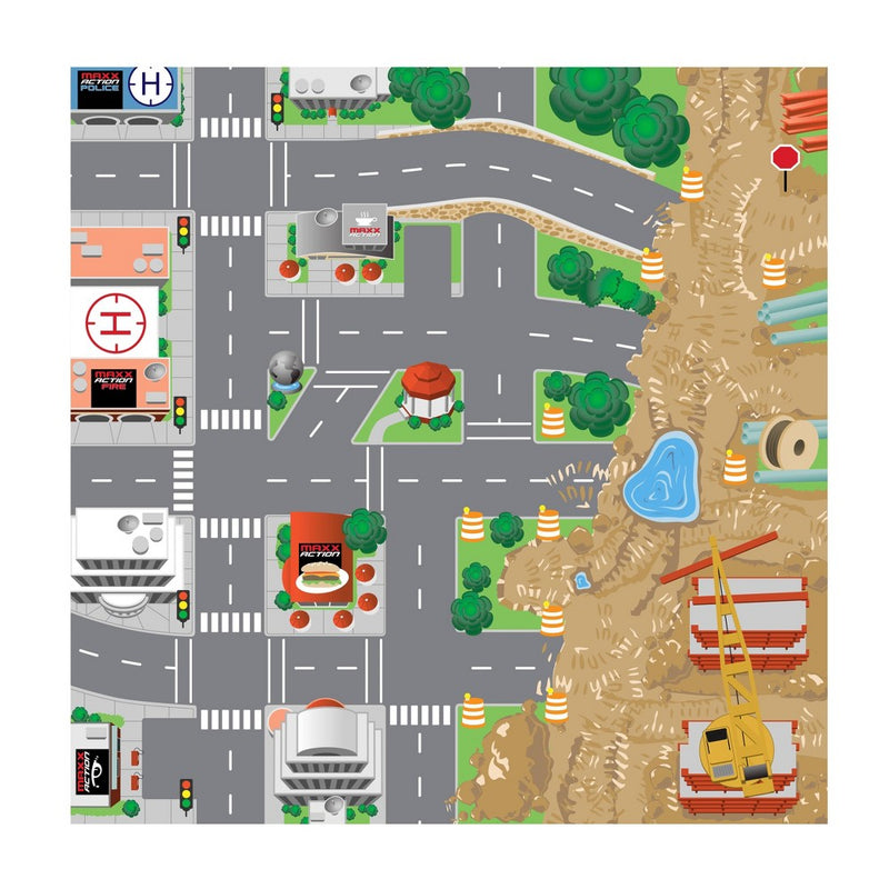 Maxx Action Deluxe City & Construction (10 pack) Acitivity Mat
