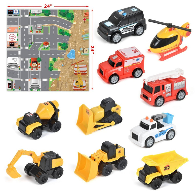 Maxx Action Deluxe City & Construction (10 pack) Acitivity Mat